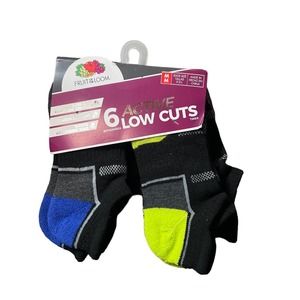*Fruit of the Loom boys 6 Pack Low Cut  Socks